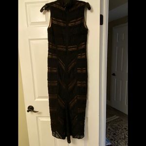 Cinq a Sept Black Lace MIDI Dress